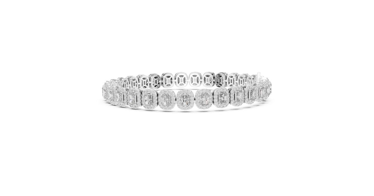 Emerald Cut Tennis Bracelet
