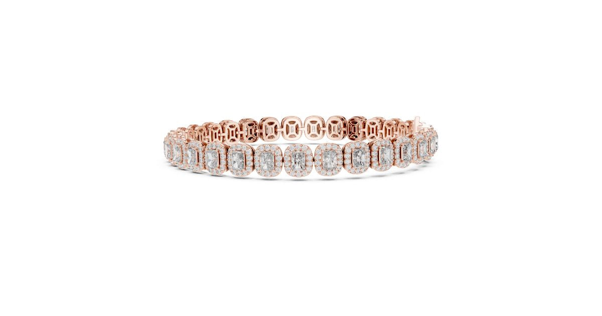 Emerald Cut Tennis Bracelet