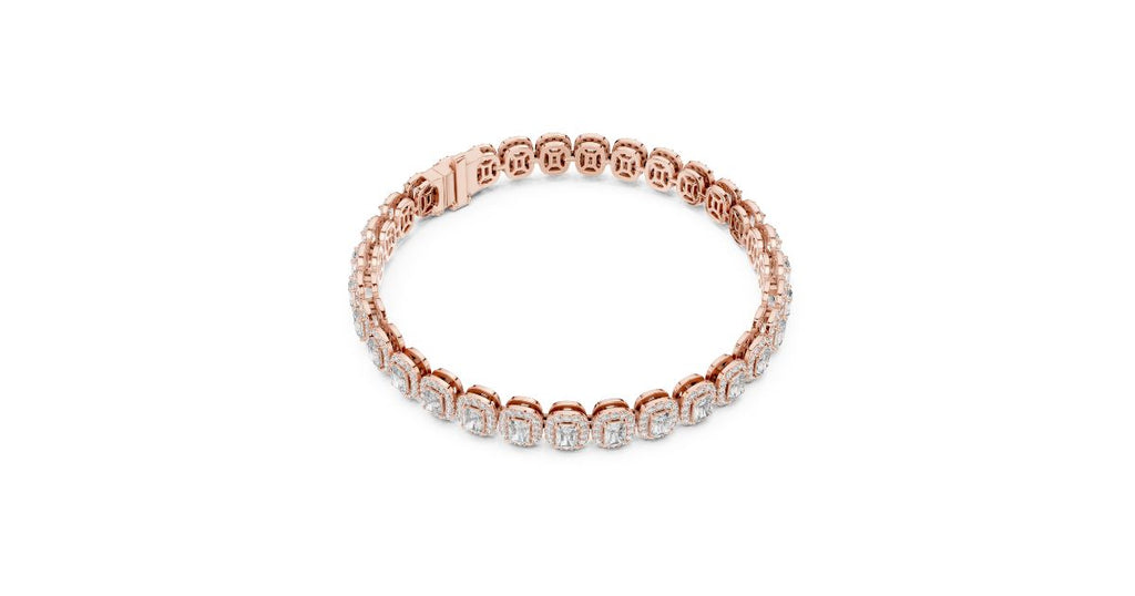 Emerald Cut Tennis Bracelet