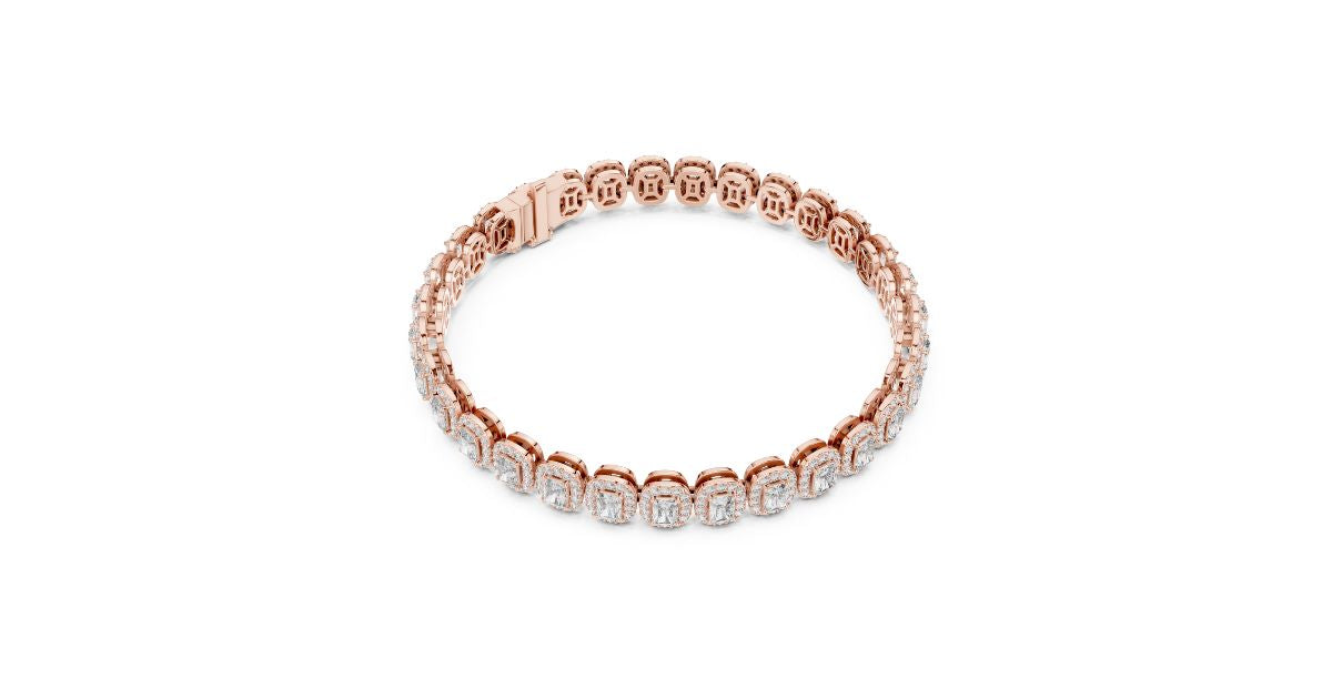 Emerald Cut Tennis Bracelet