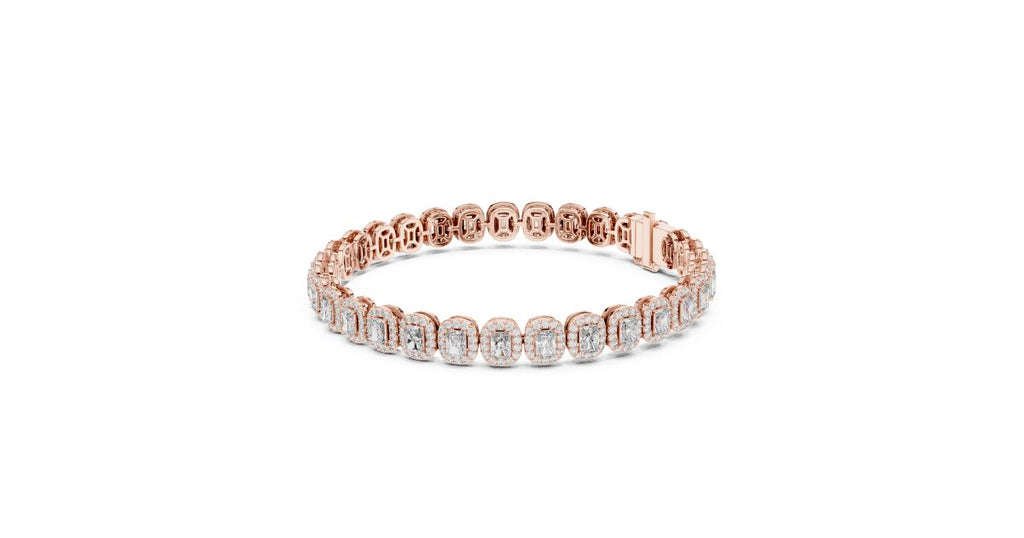 Emerald Cut Tennis Bracelet