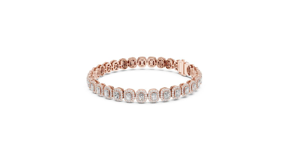Emerald Cut Tennis Bracelet