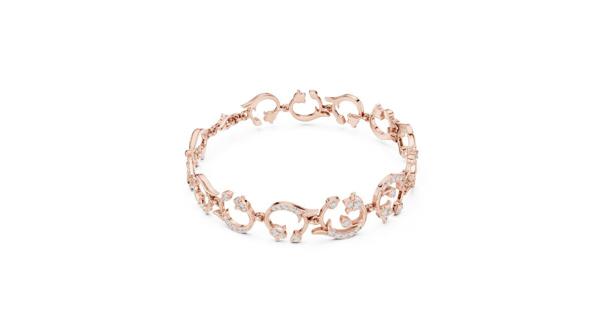 Flower Bracelet Diamond