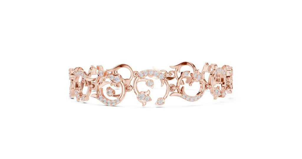 Flower Bracelet Diamond