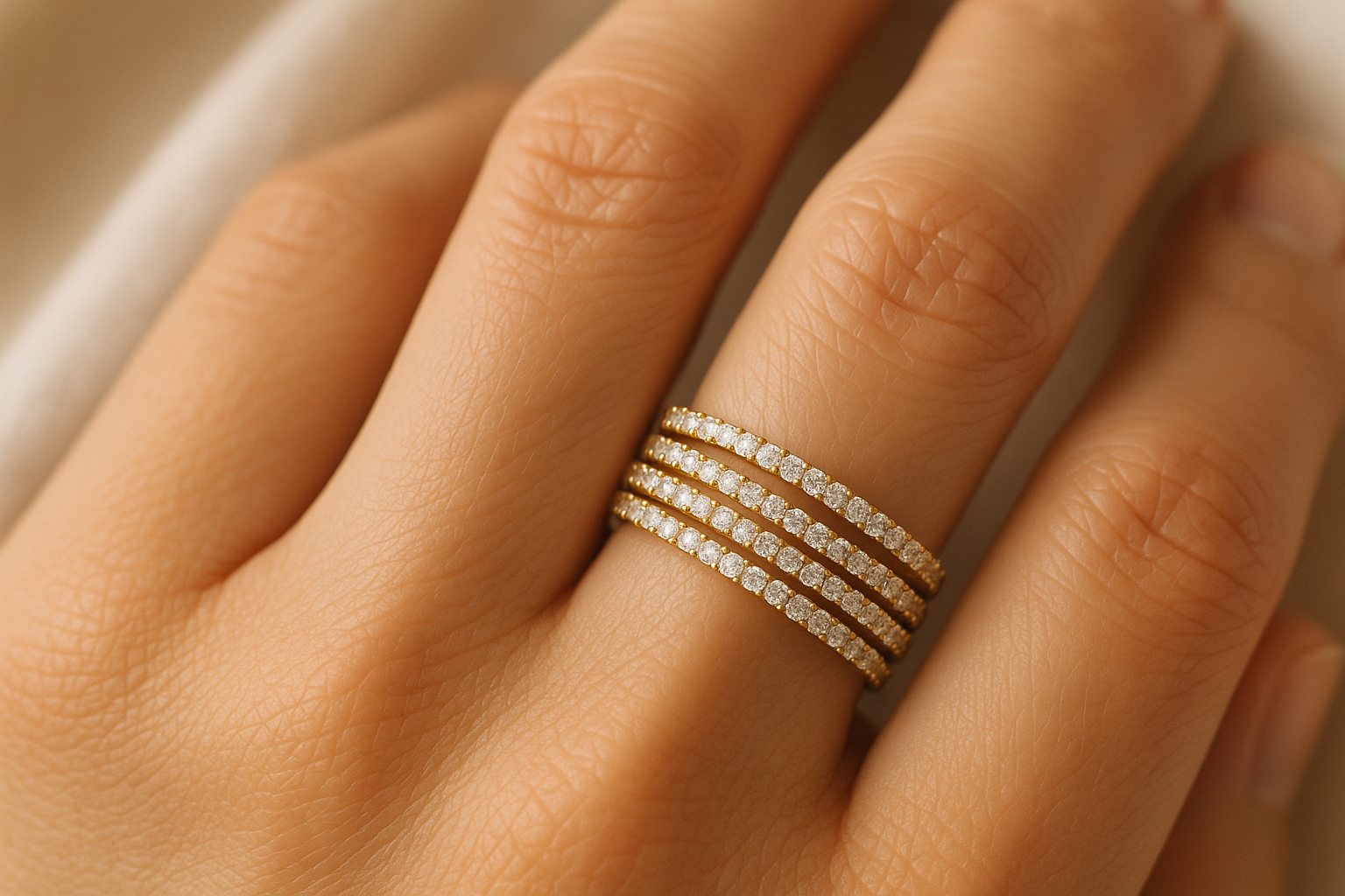 Stackable Rings Lifestyle Shot