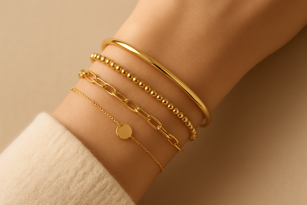 Delicate Bracelets Lifestyle Shot