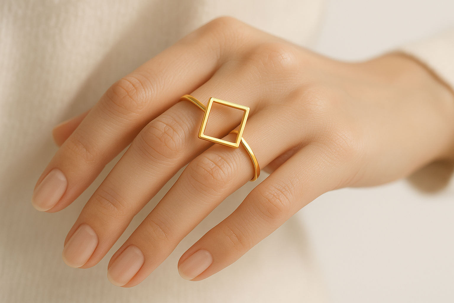 Woman Model - Clean White Background