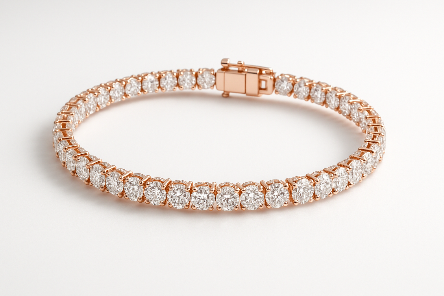 Rose Gold Diamond Bracelet