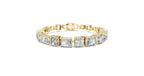 Emerald Cut Diamond Tennis Bracelet