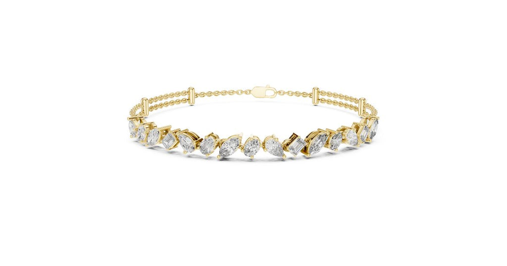 Multi Shape Tennis Bracelet