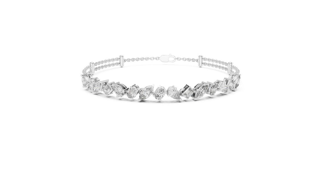 Multi Shape Tennis Bracelet