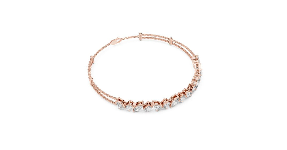 Multi Shape Tennis Bracelet