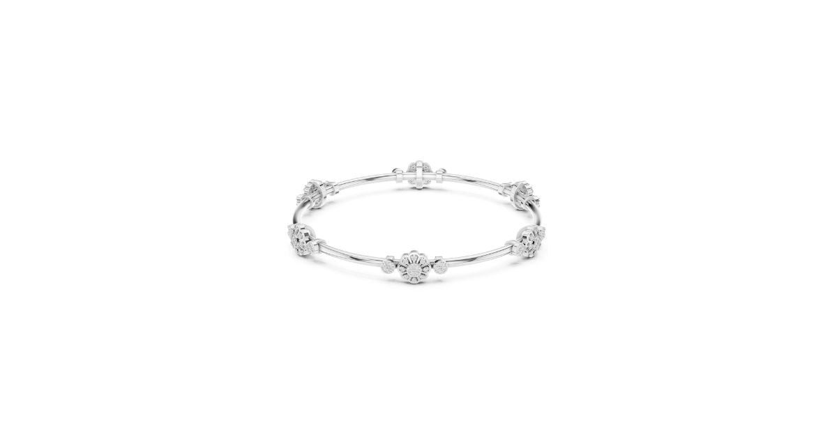 Flower Diamond Bracelet