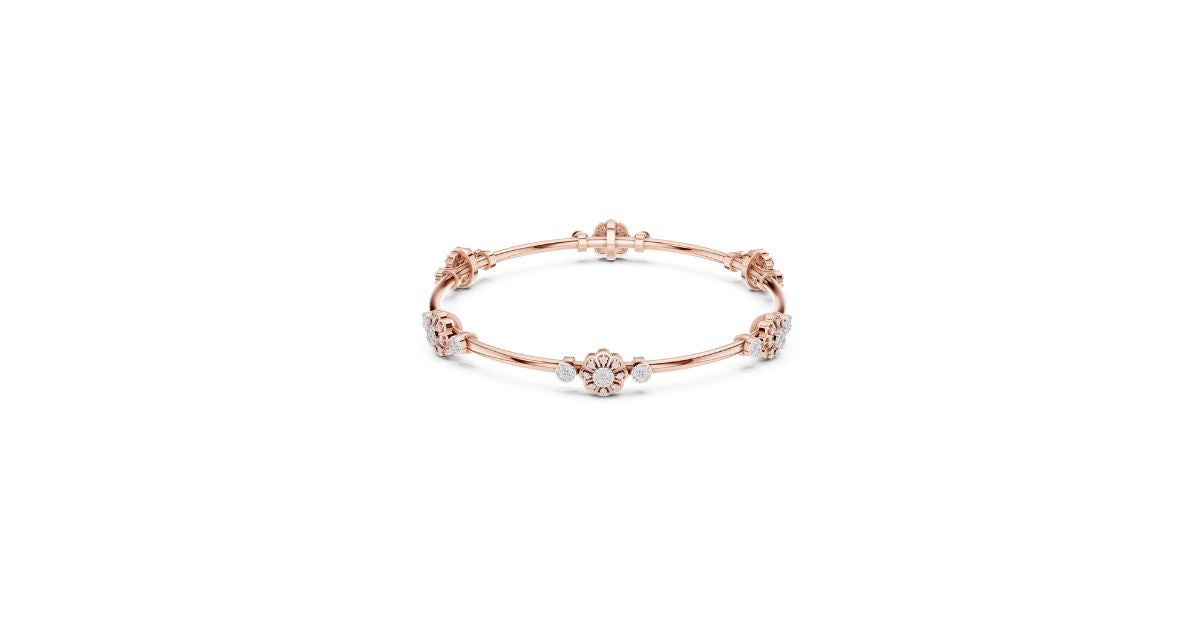 Flower Diamond Bracelet