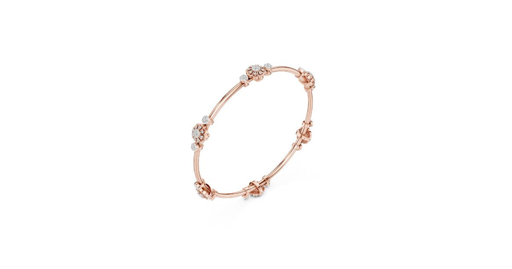 Flower Diamond Bracelet
