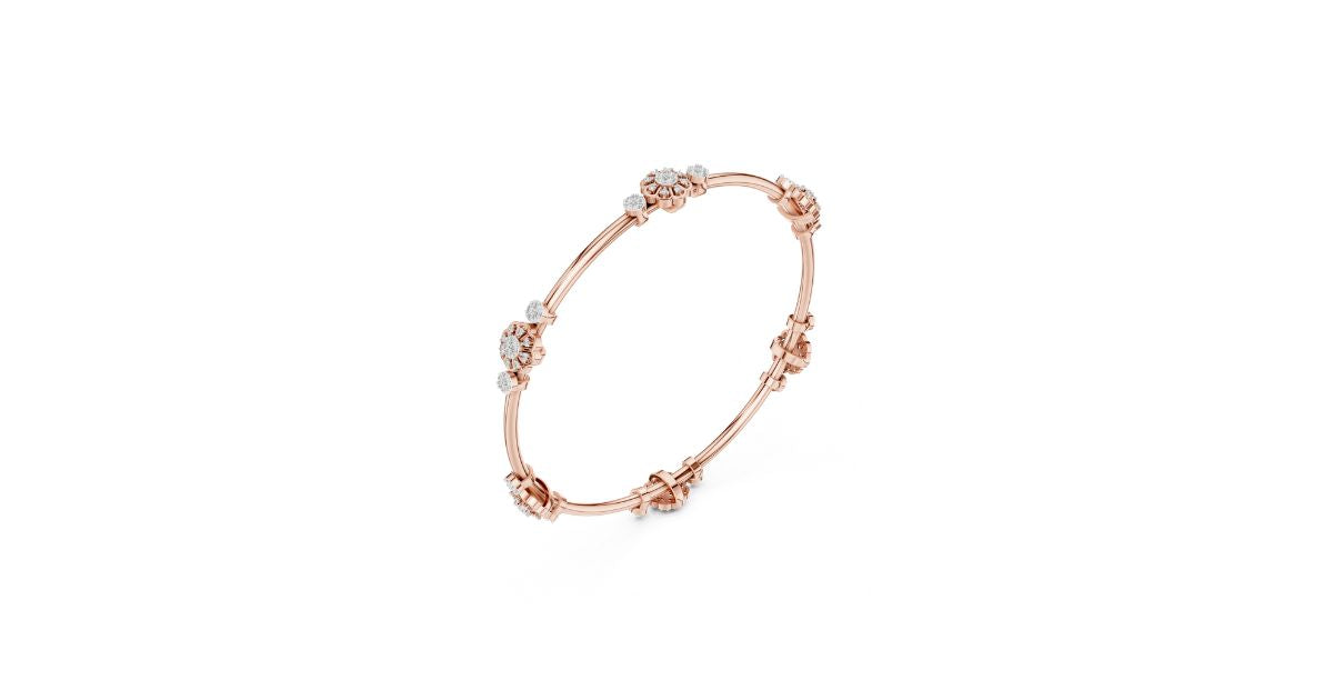 Flower Diamond Bracelet