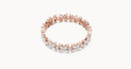 Marquise Flower Diamond Tennis Bracelet