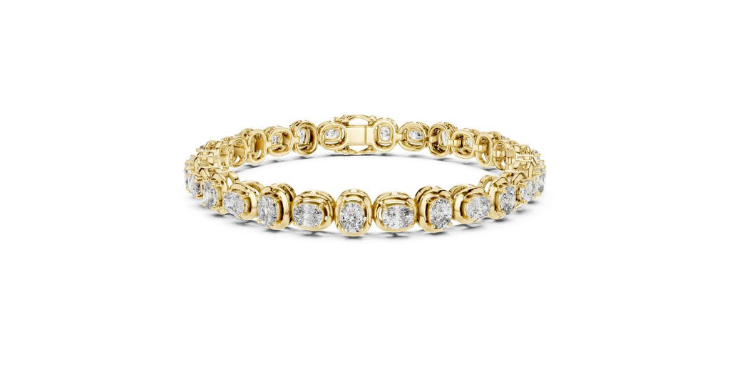 Cushion Cut Tennis Bracelet