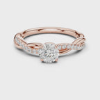 The Twisted Solitaire Ring