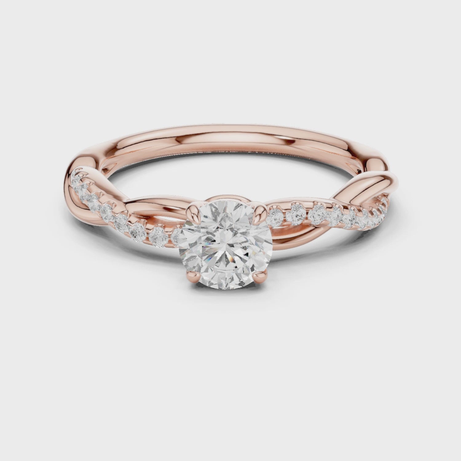 The Twisted Solitaire Ring