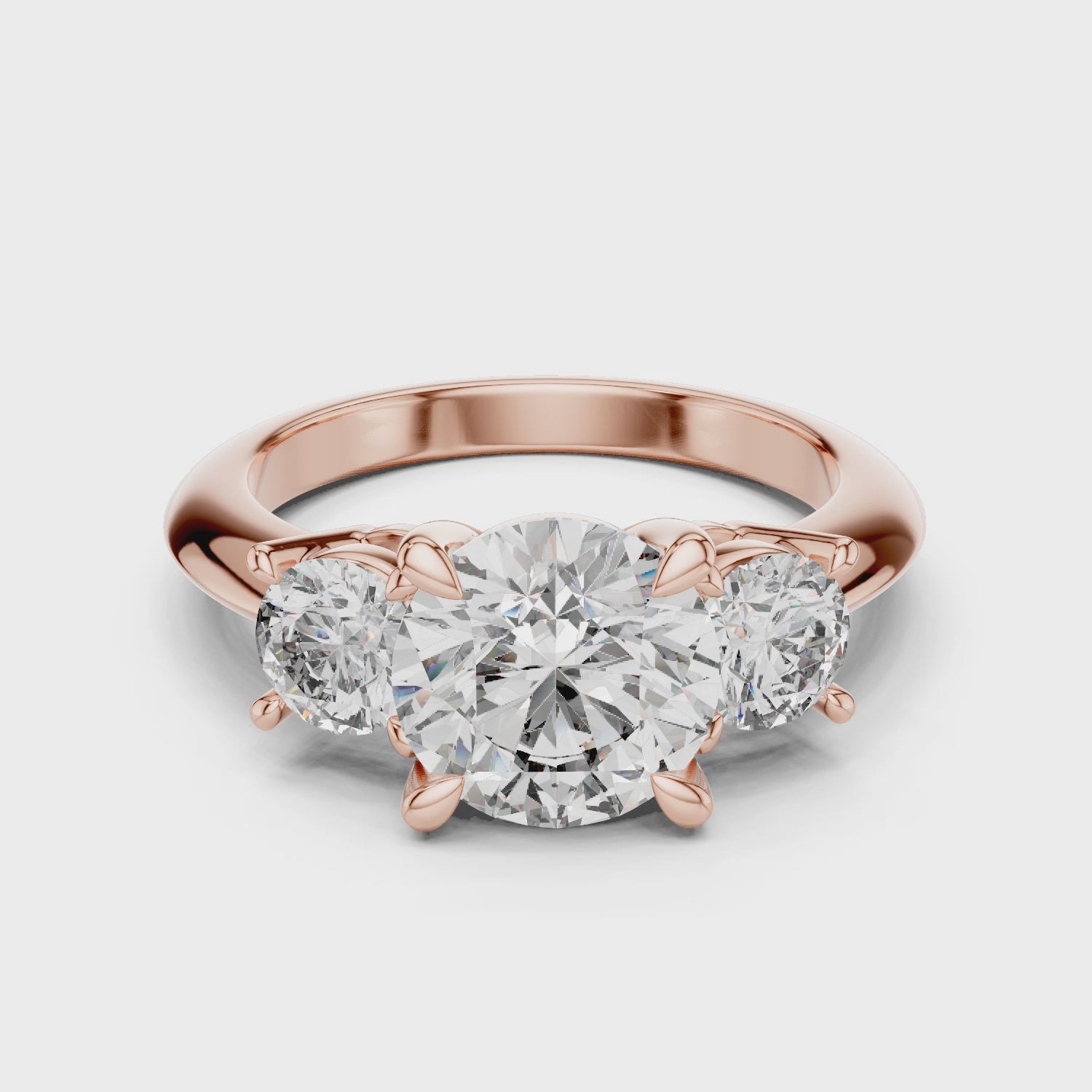Moissanite Women Engagement Ring