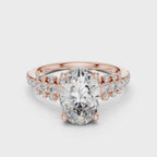 Elegant Oval Cut Diamond Ring