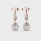 Modern drop earrings