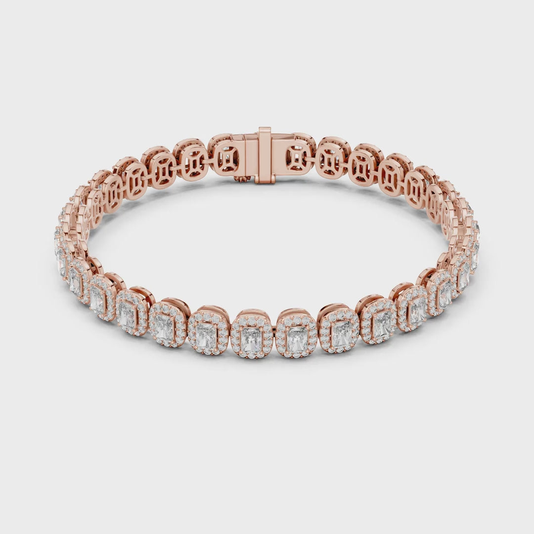 Emerald Cut Tennis Bracelet