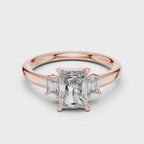 Elegant Radiant Diamond Ring