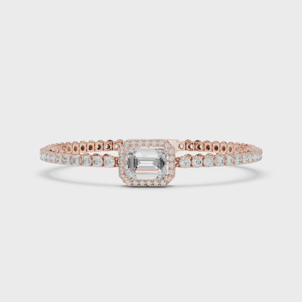Lab Grown Diamond Tennis Bracelet
