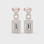 Dangling drop earrings