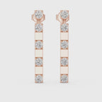 Diamond Stick Earrings