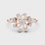 Rose Gold Diamond Ring 
