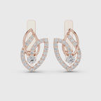 Classic rose hoop earrings. Simple, elegant, and versatile for any outfit or occasion