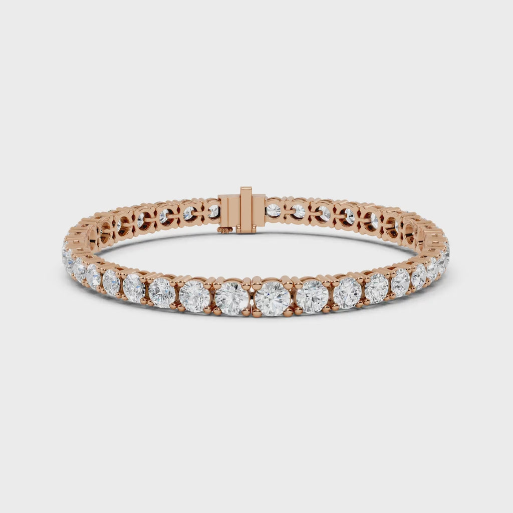 Round Diamond Tennis Bracelet