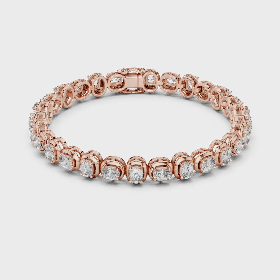 Cushion Cut Tennis Bracelet