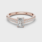 Wide Diamond Ring