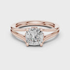 The Elegant Cushion Diamond Solitaire