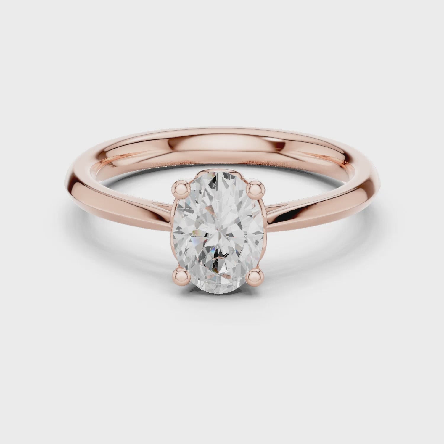 An Elegant Oval Diamond Set