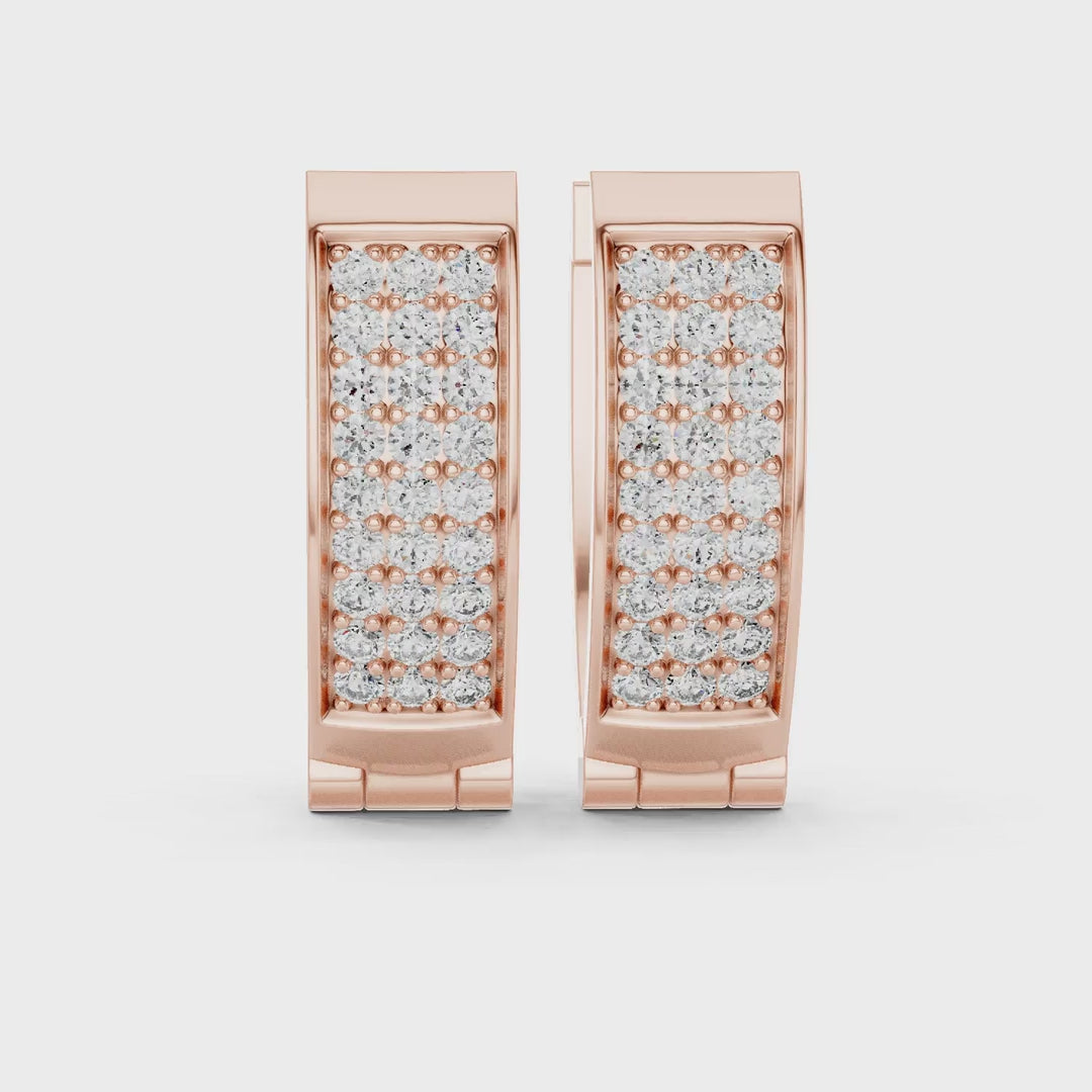 Diamond Dangle Earrings