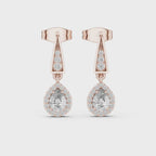 Modern drop earrings