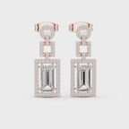 Dangling drop earrings