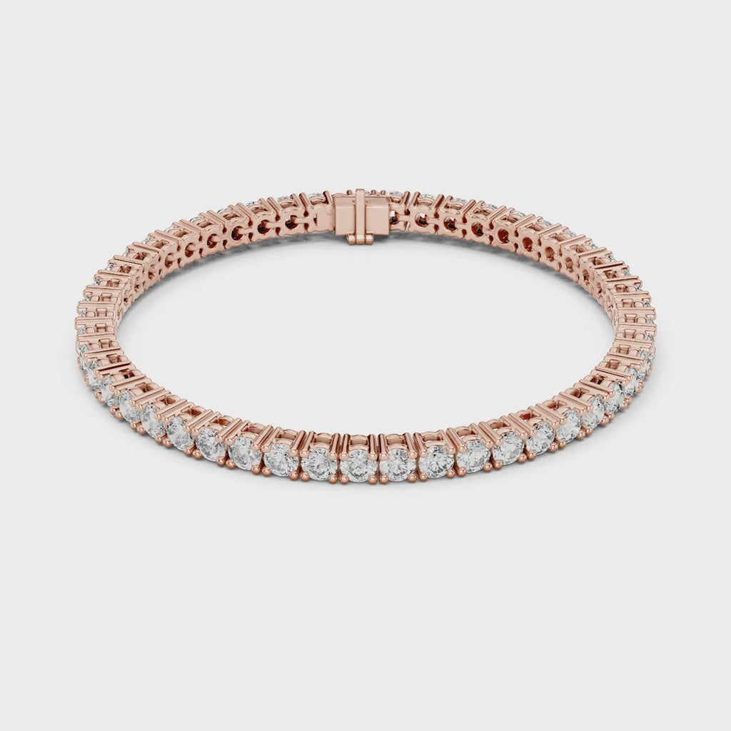 Round Brilliant Diamond Tennis Bracelet