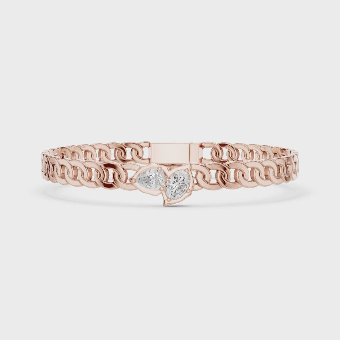 Cuban Link Diamond Bracelet