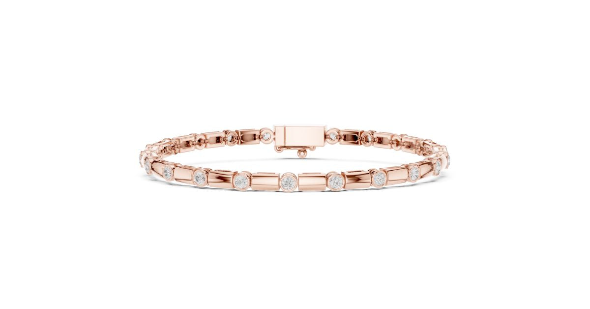 Round Cut Tennis Bracelet