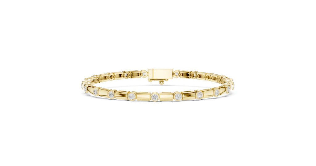 Round Cut Tennis Bracelet