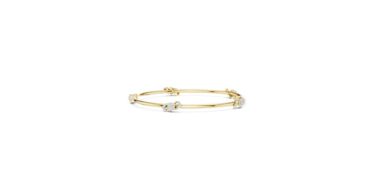 Twirl Lab Grown Diamond Bangle