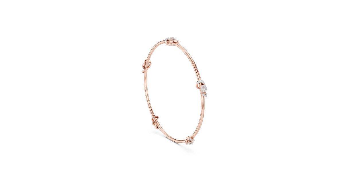 Twirl Lab Grown Diamond Bangle
