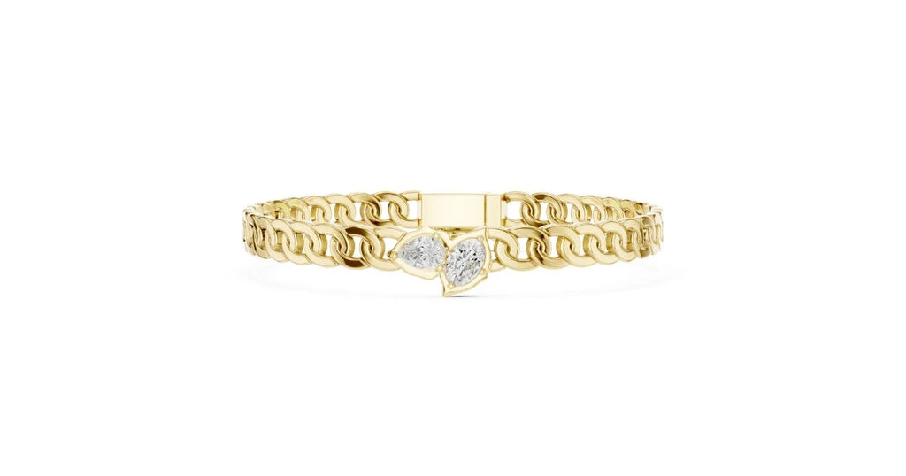 Cuban Link Diamond Bracelet